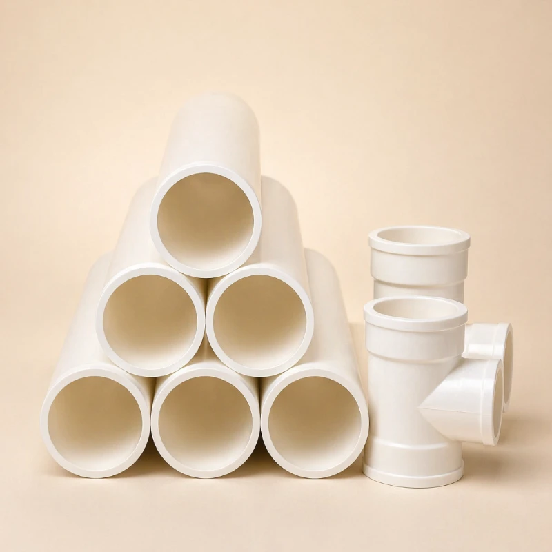 Weißes PVC-U-Wasserdruckrohr in Lebensmittelqualität