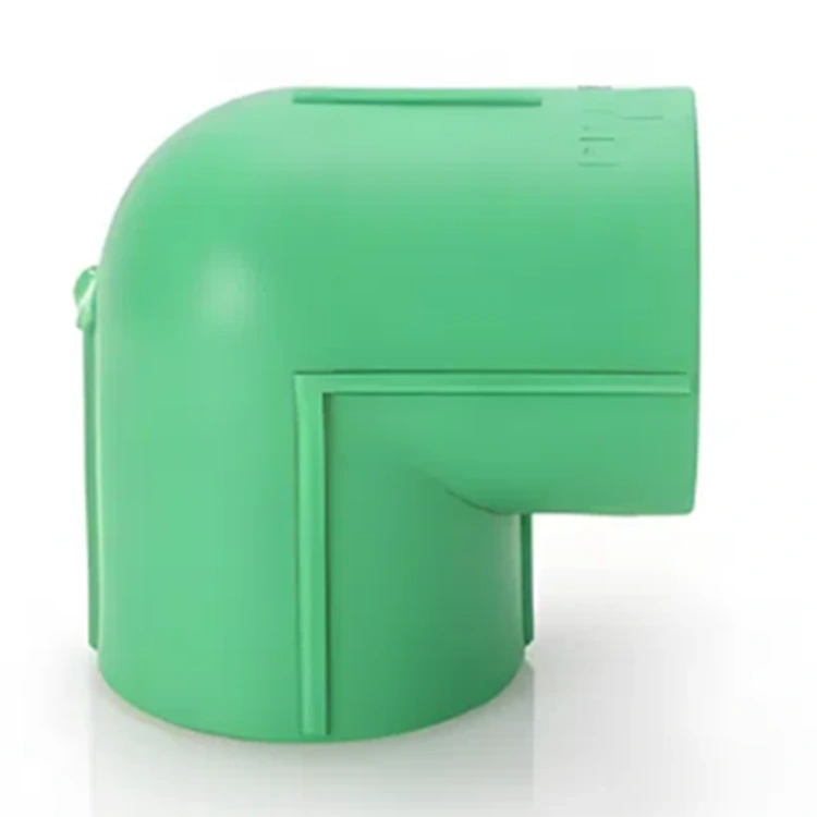 Grüne Farbe 90 Grad Ellbogen PPR -Anpassungen