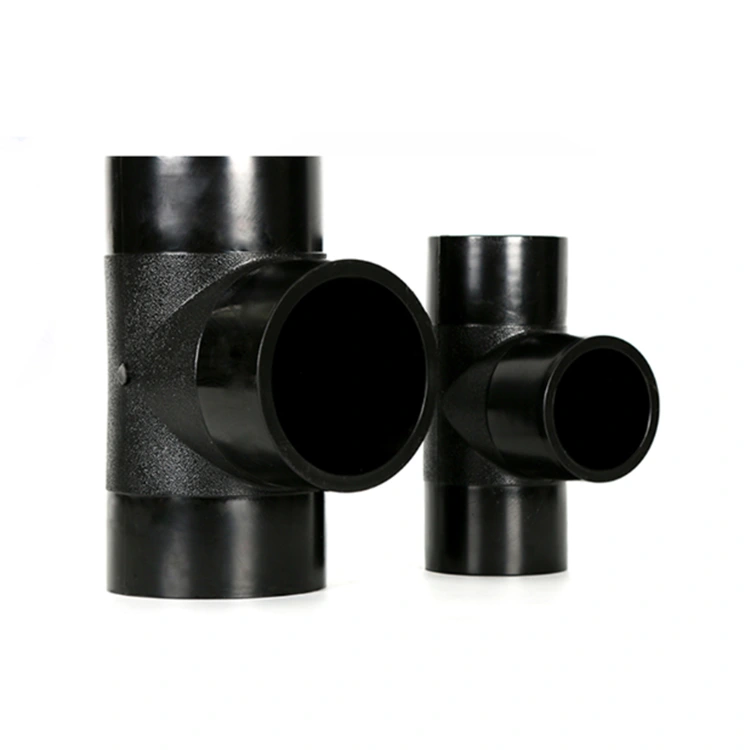 HDPE 90 Grad gleichem Durchmesser Tee