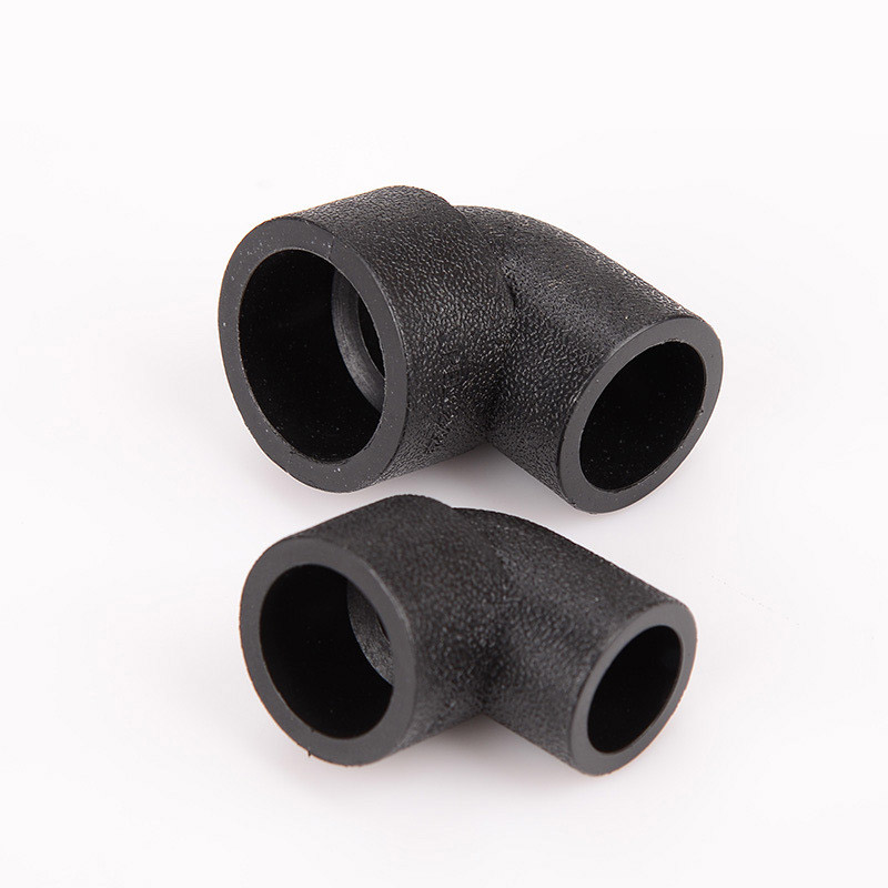 HDPE 90 ° Ellbogen für Flüssigkeitsrohranschluss