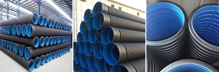 HDPE double wall corrugated (DWC) pipe