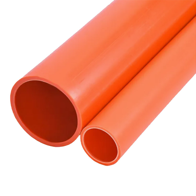 Orangefarbenes MPP-Rohr